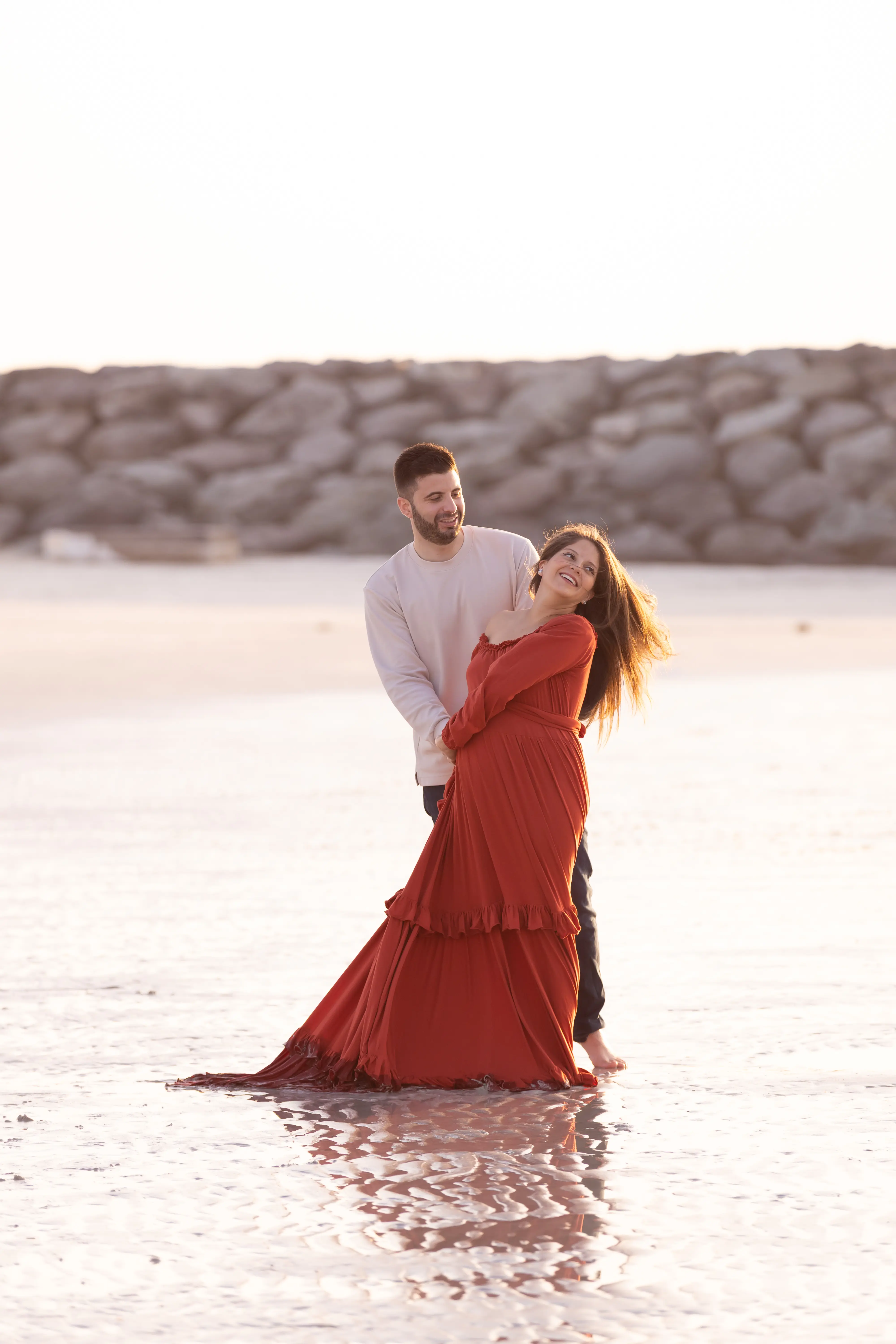 Al Mamzar beach maternity session