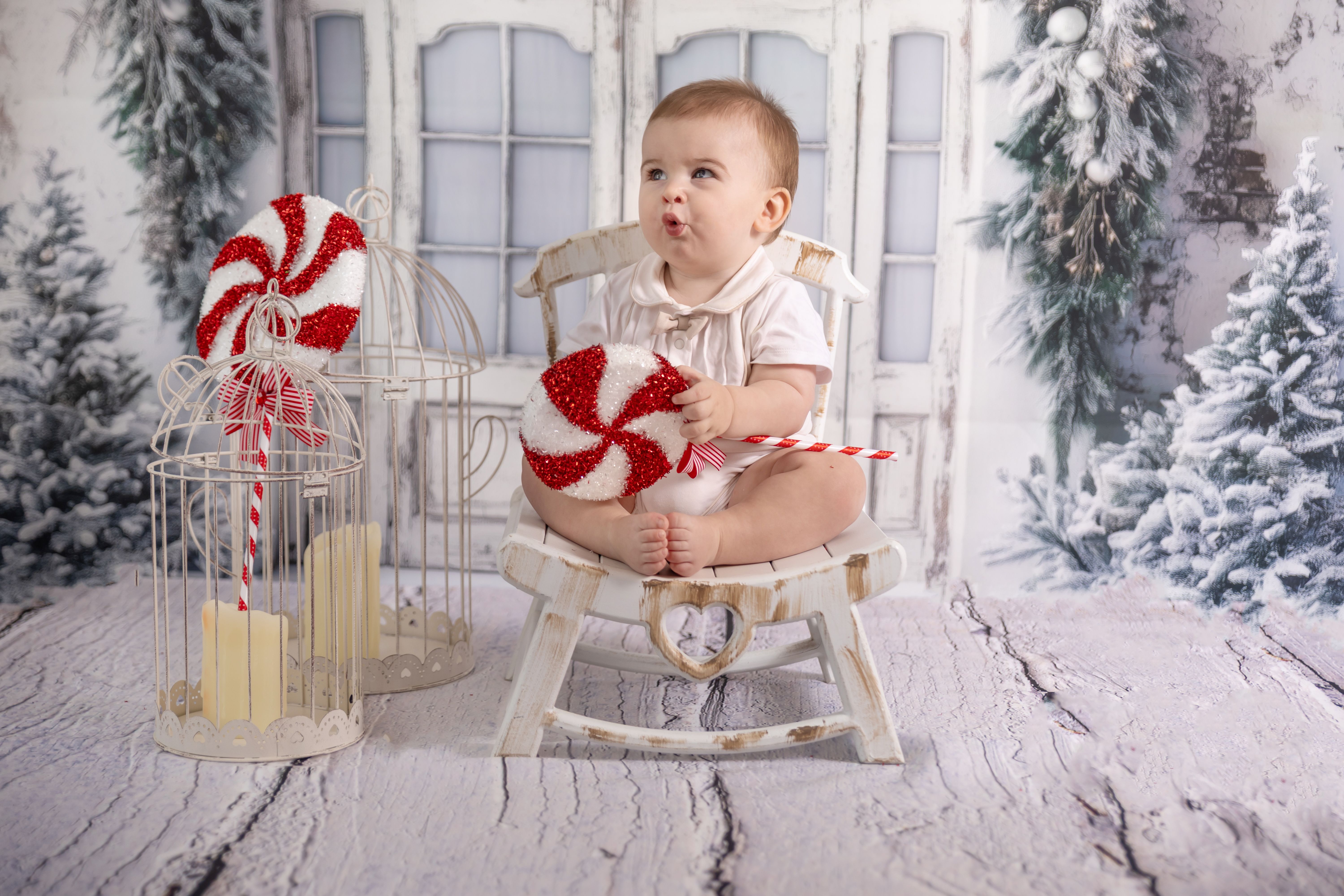 Valentine baby photoshoot