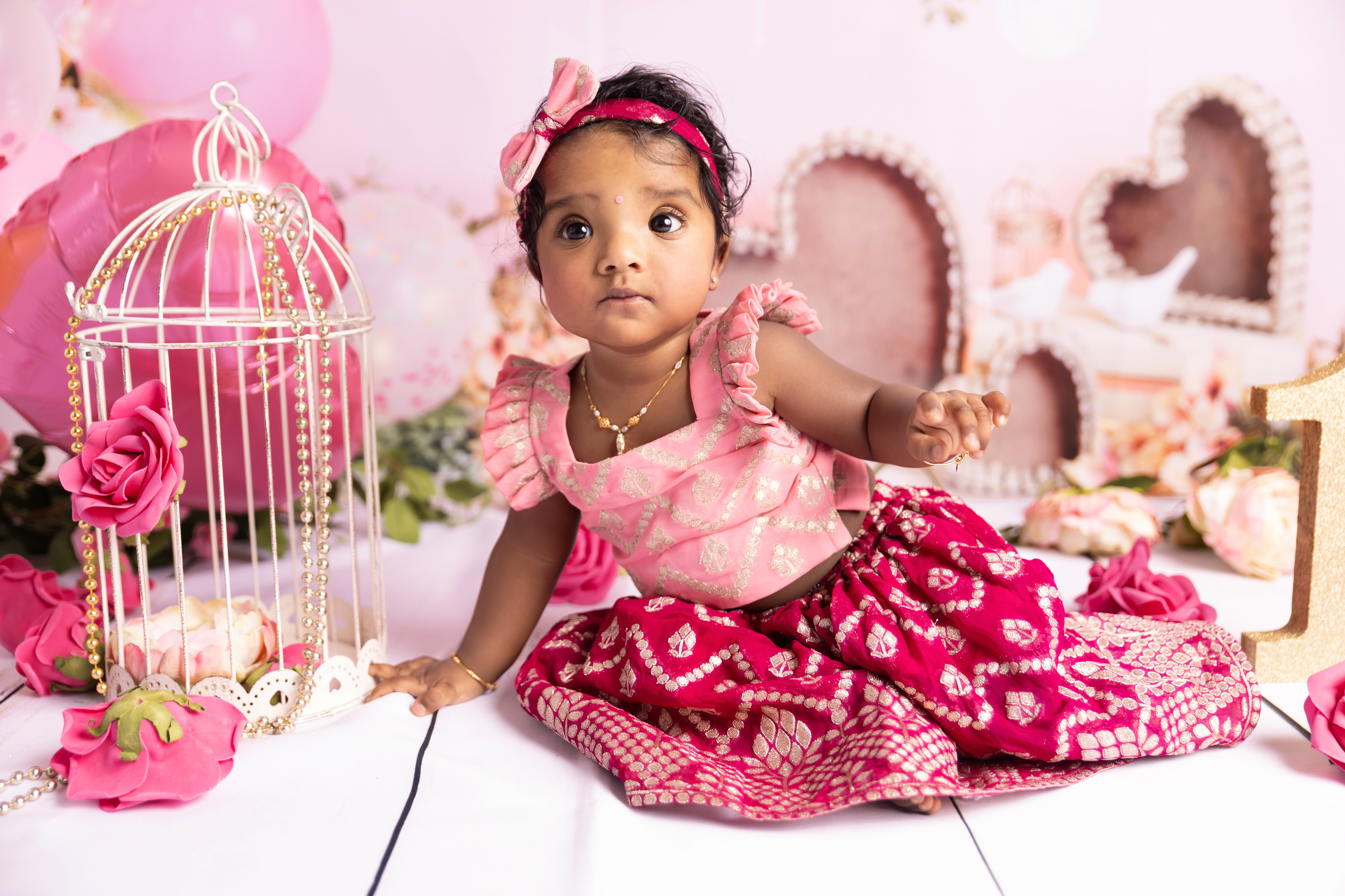 First Birthday Cake Smash Photography Dubai