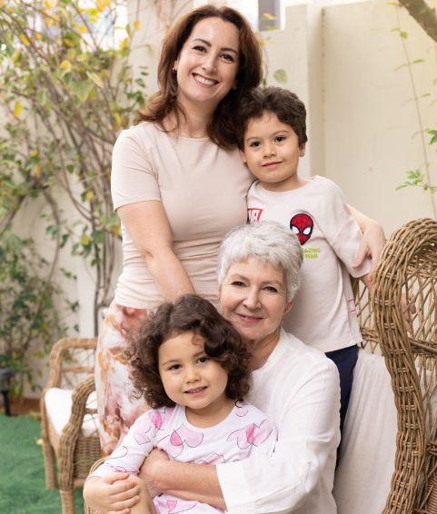 Indoor family photoshoot Dubai