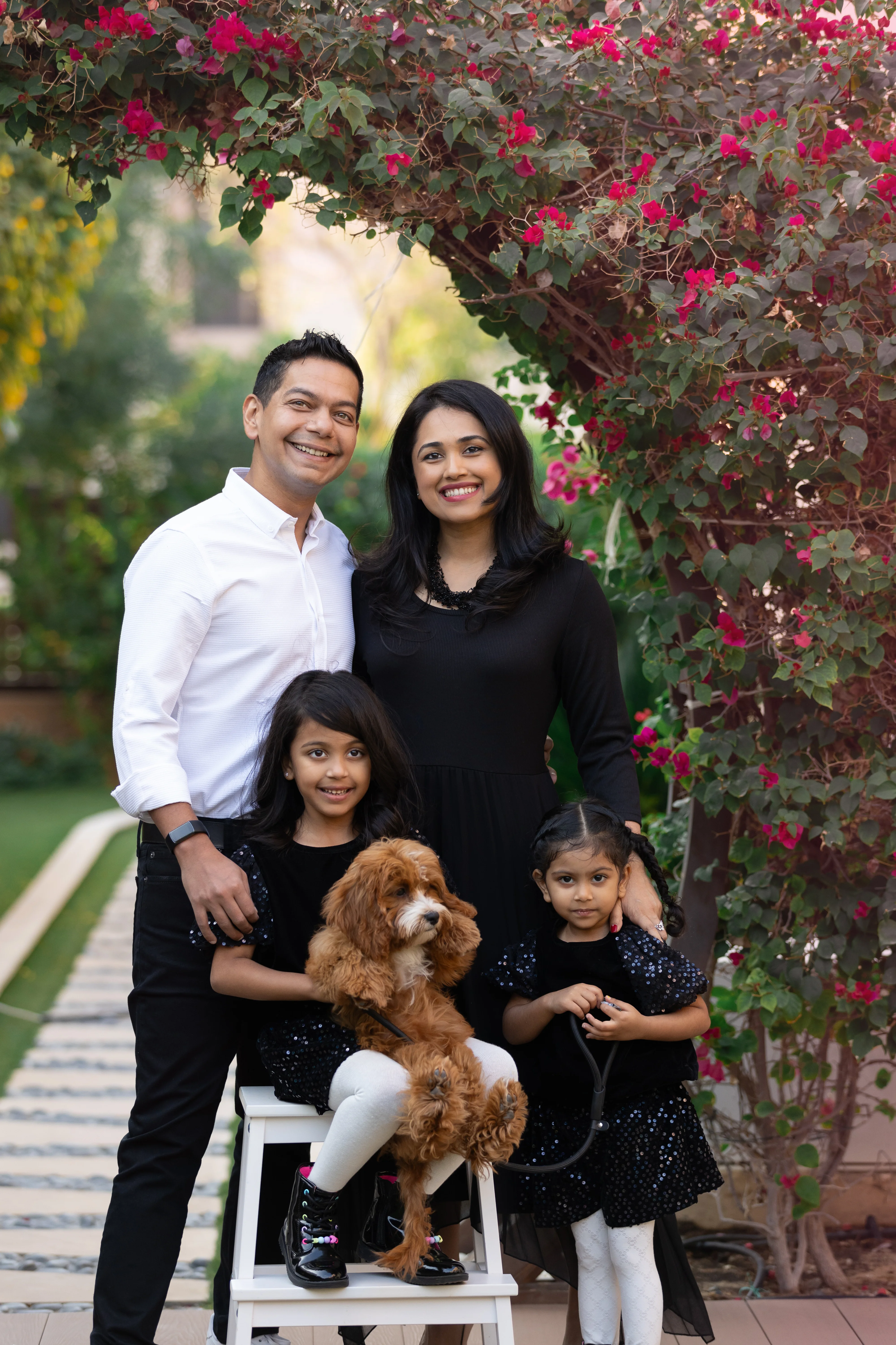 At-home lifestyle family shoot