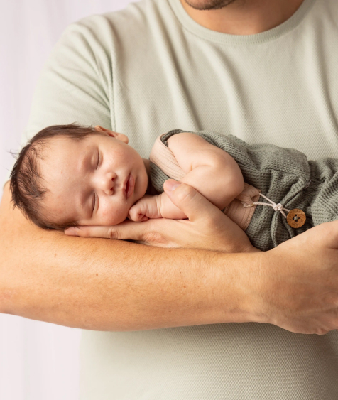 Newborn girl wrapped photos Dubai