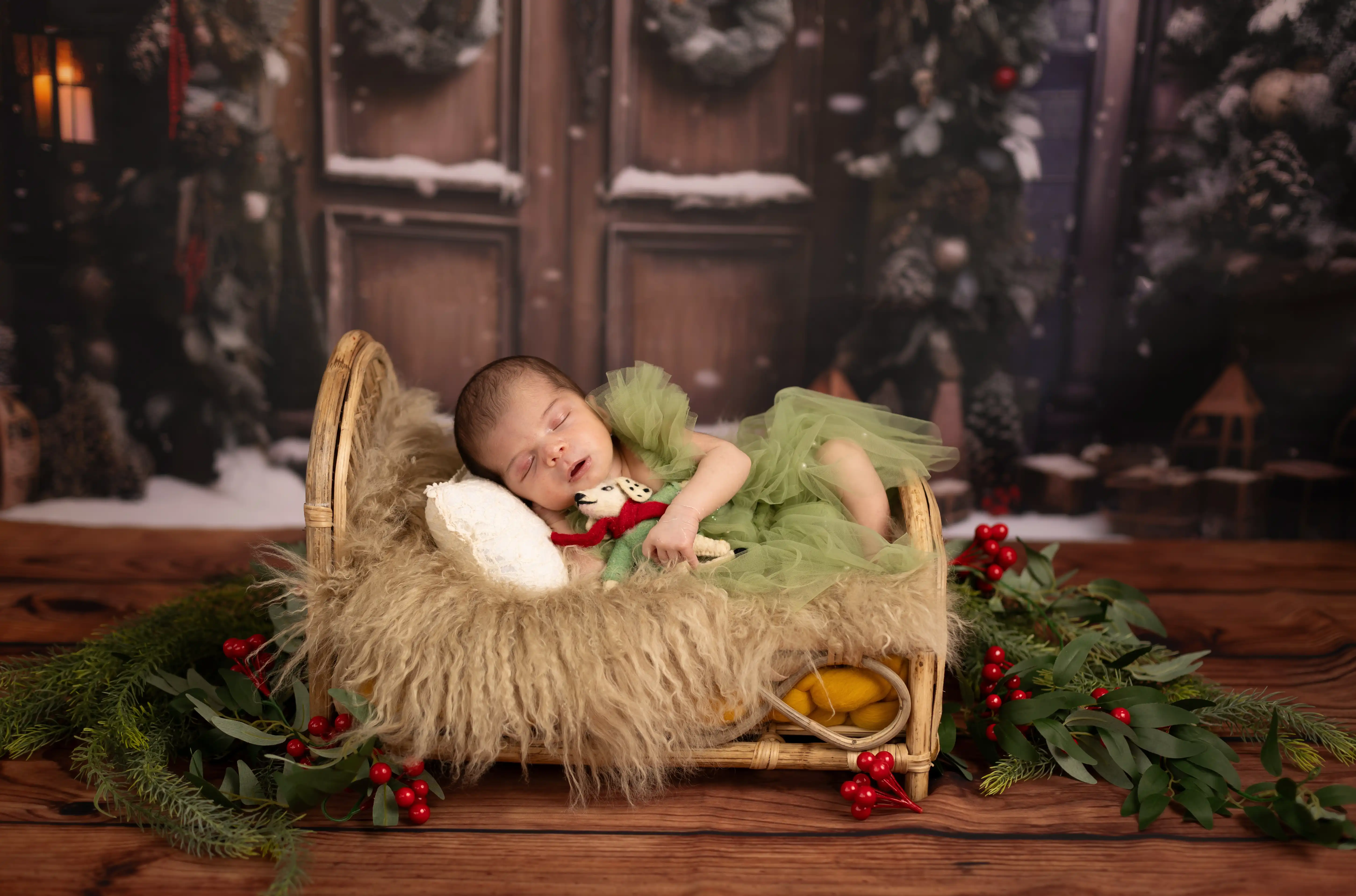 Luxury newborn spa theme photoshoot Dubai home service