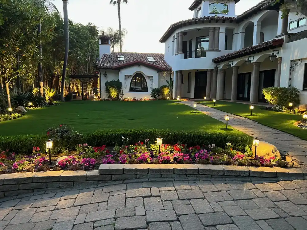 artificial turf installation Woodland Hills CA project