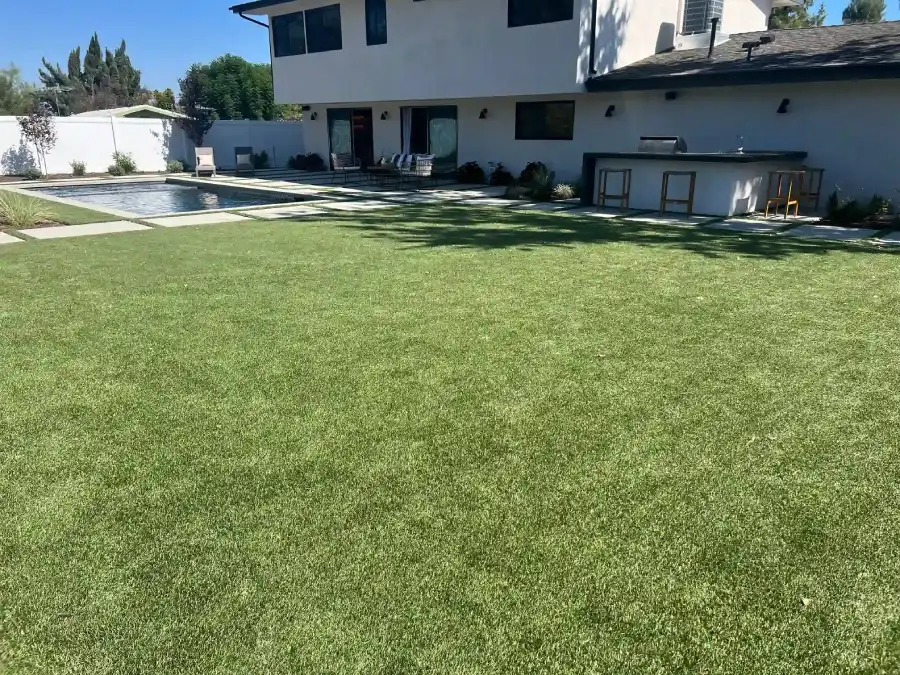 artificial turf installation Woodland Hills CA project