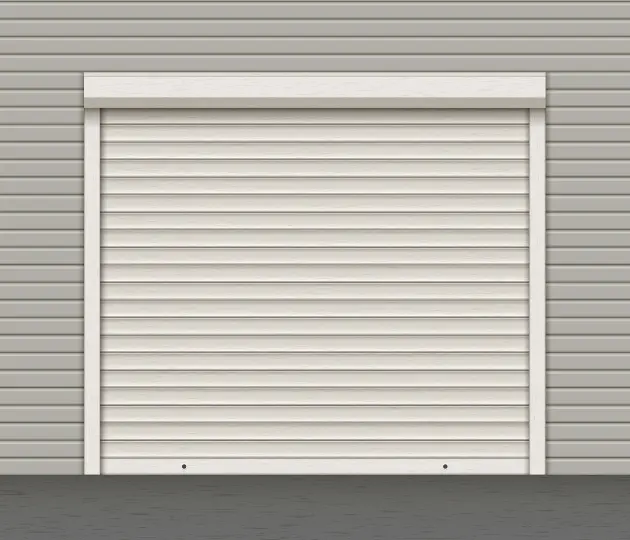 Aluminum roller shutter installed at a Dubai property