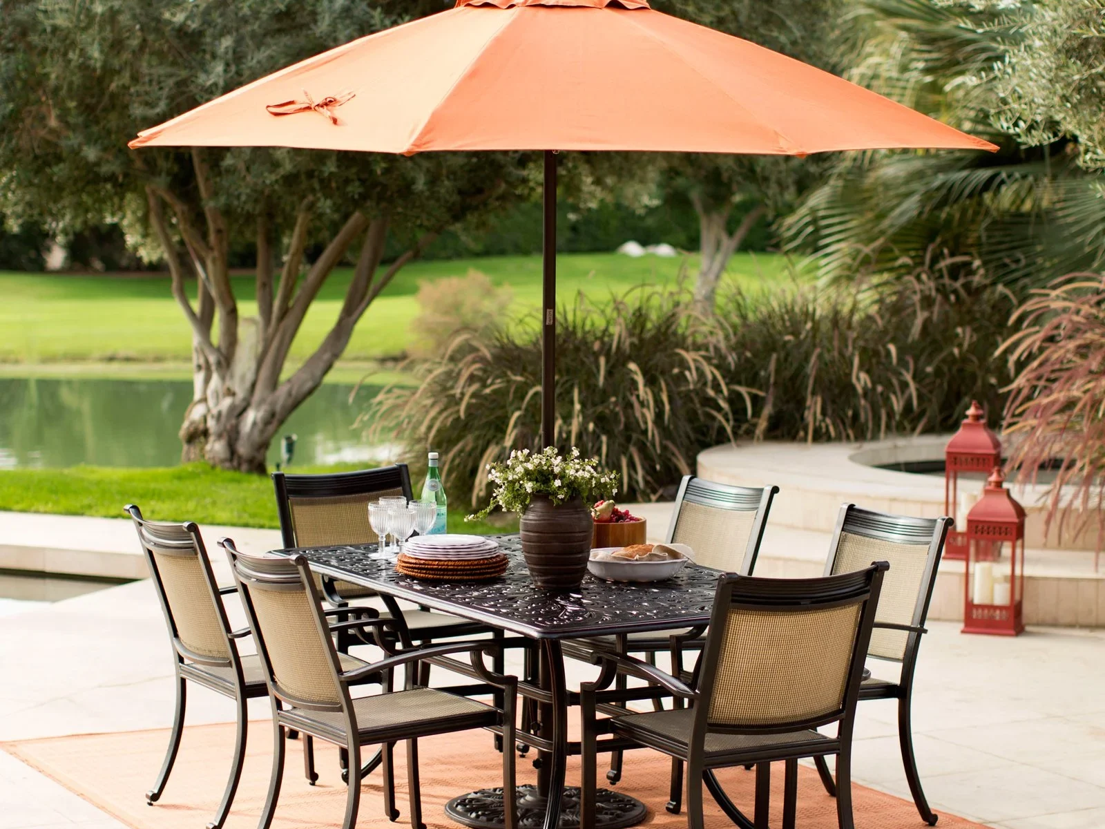 Restaurant outdoor umbrellas UAE