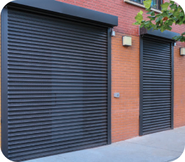 Acoustic roller shutter Garage Doors
