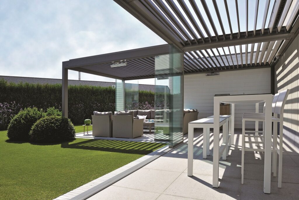 Water Management with Bioclimatic Pergolas: Rain Protection & Drainage