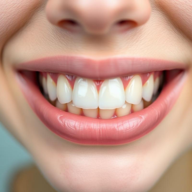 Before professional teeth whitening at Western Piedmont Dental