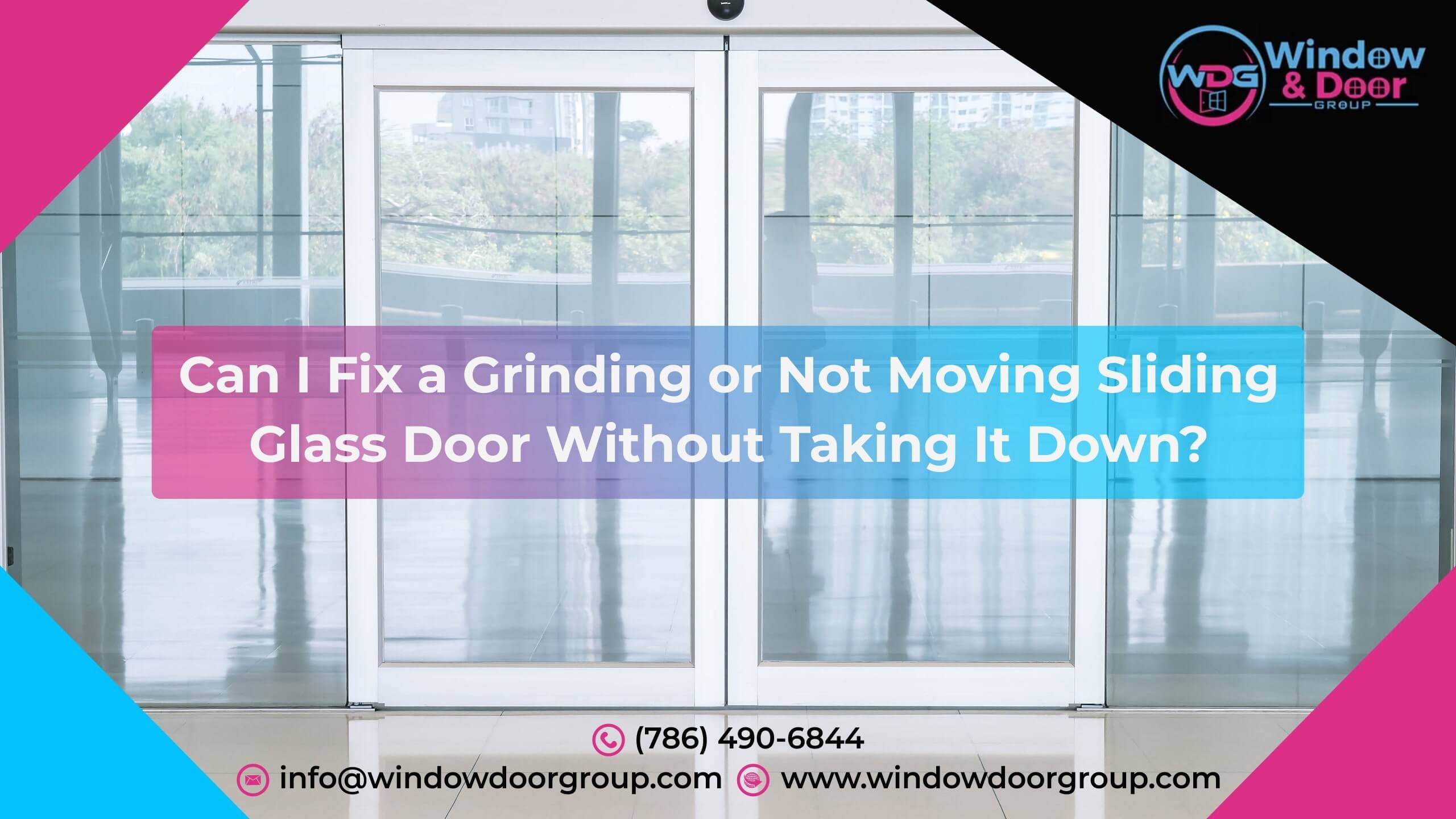 sliding glass door repair