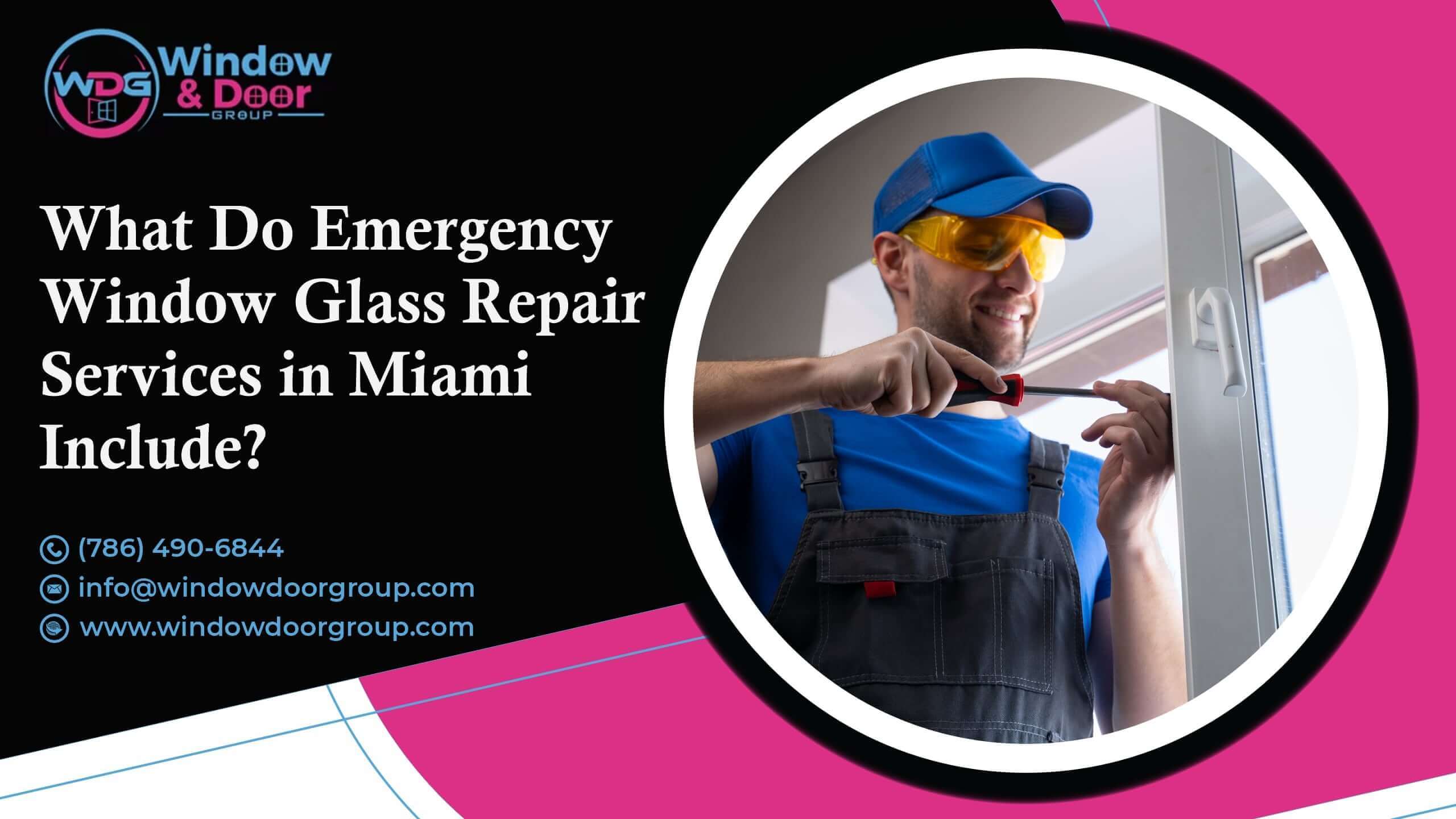 Emergency Window Glass Repair Services in Miami