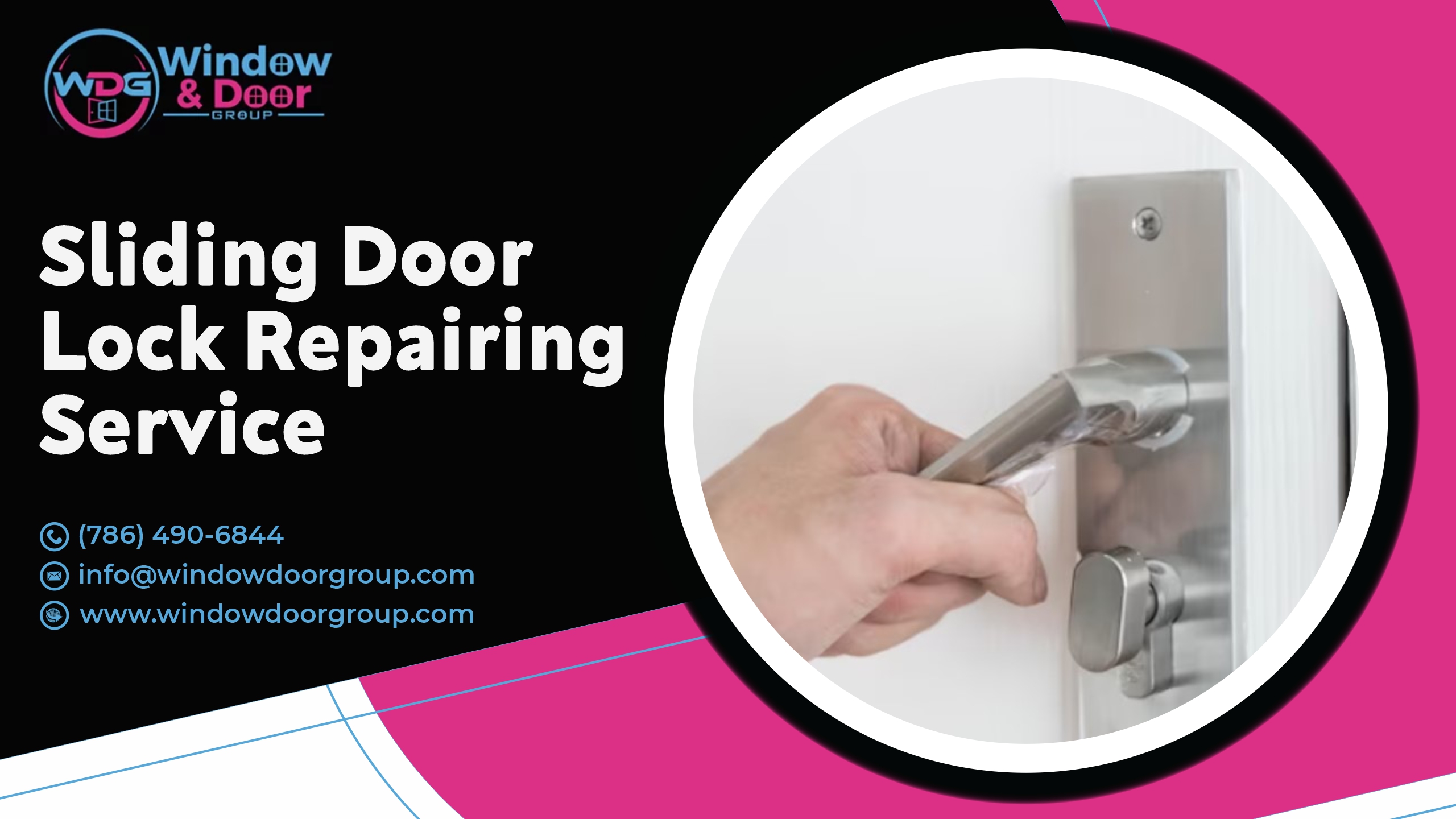 sliding glass door lock repair