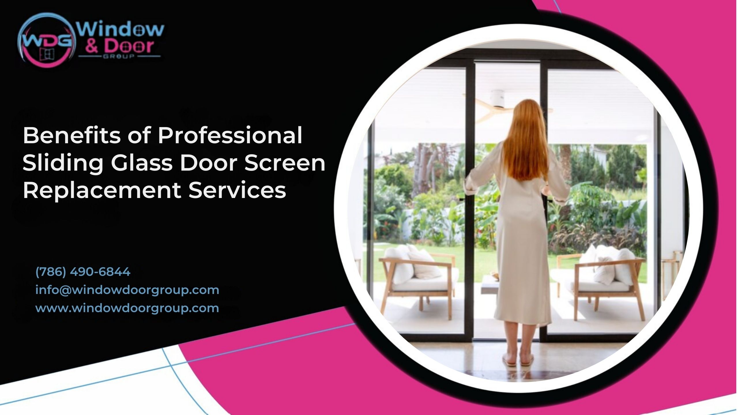 Sliding Glass Door Screen Replacement Services