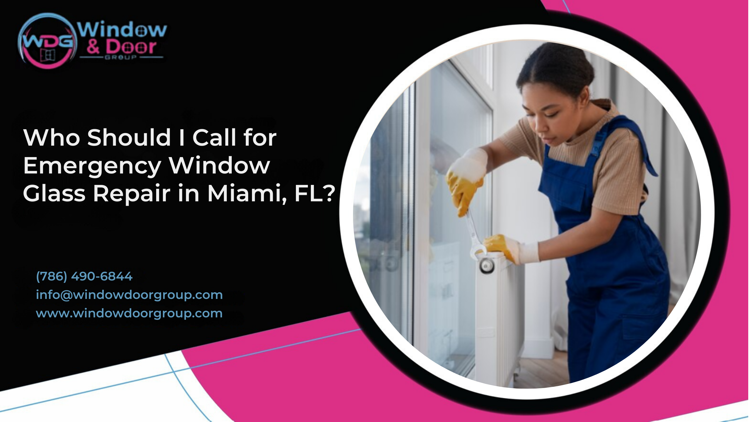 Emergency Window Glass Repair in Miami