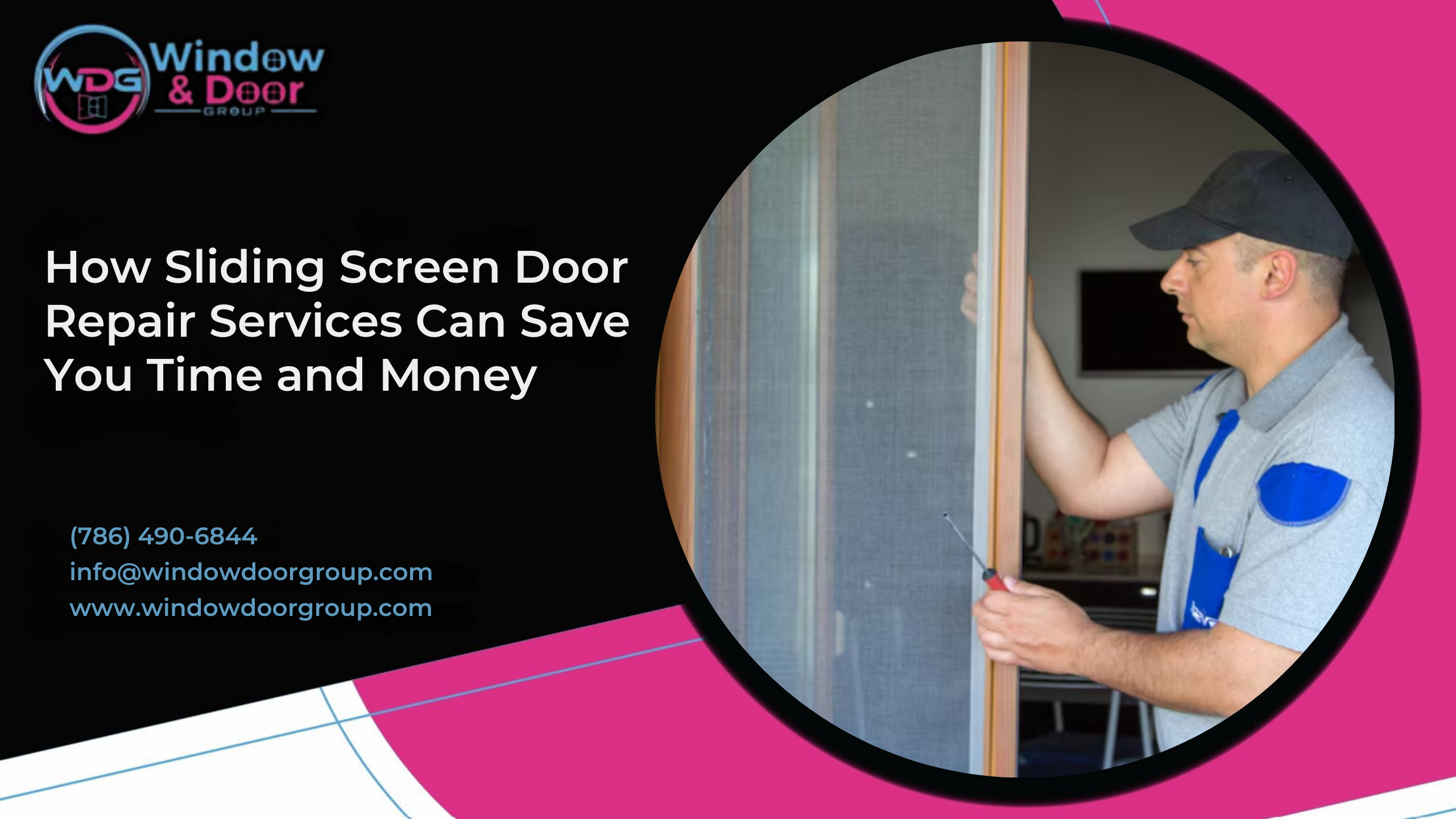 sliding screen door repair