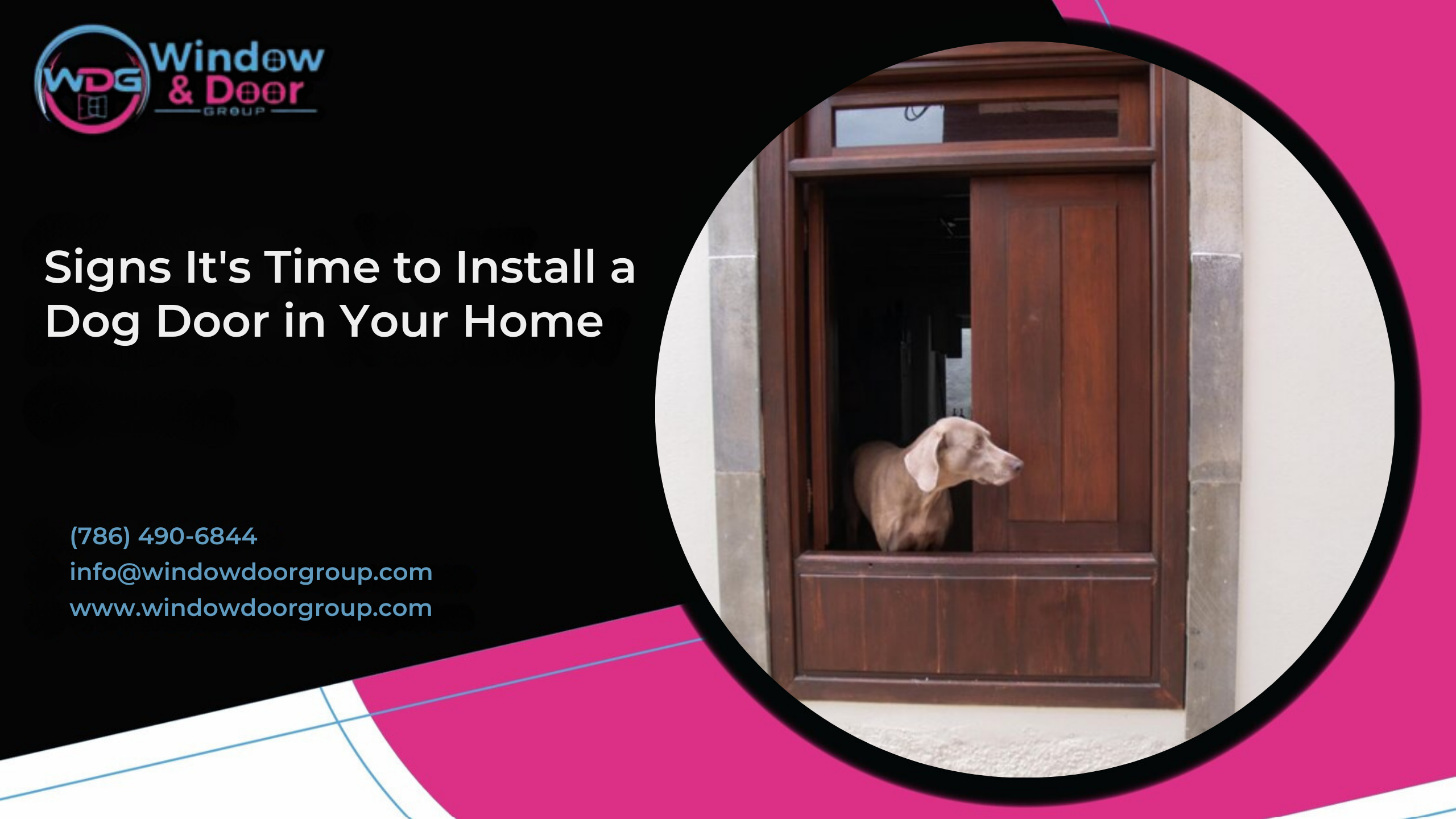 Dog Door Installation