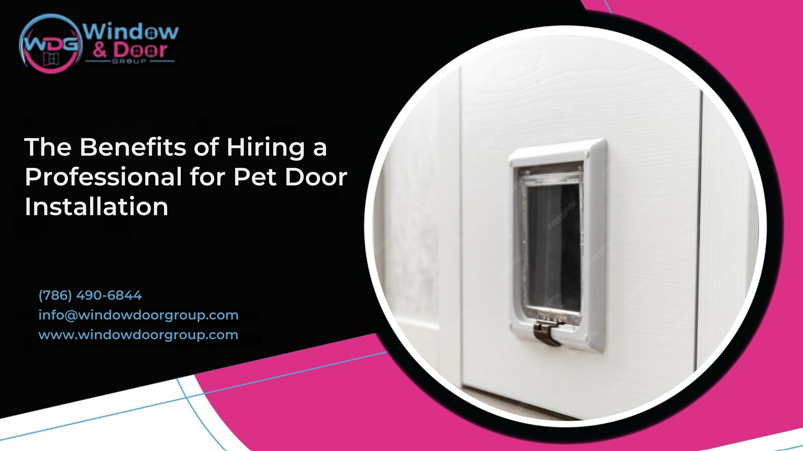 Professional for Pet Door Installation