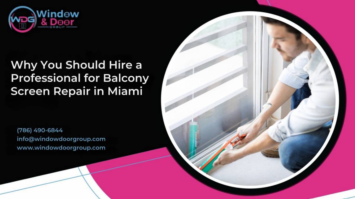 Balcony Screen Repair in Miami